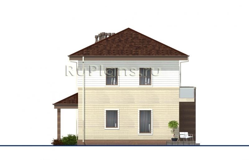 Проект каркасного дома №507 на заказ