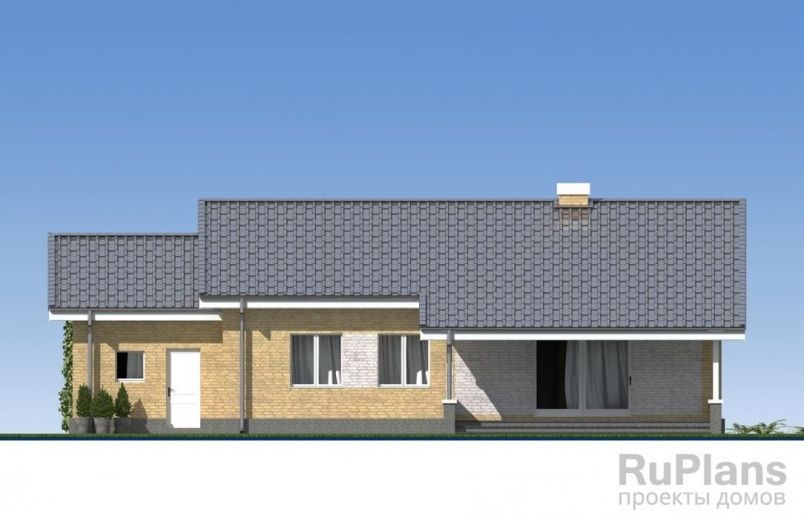 Проект блочного дома №538 на заказ