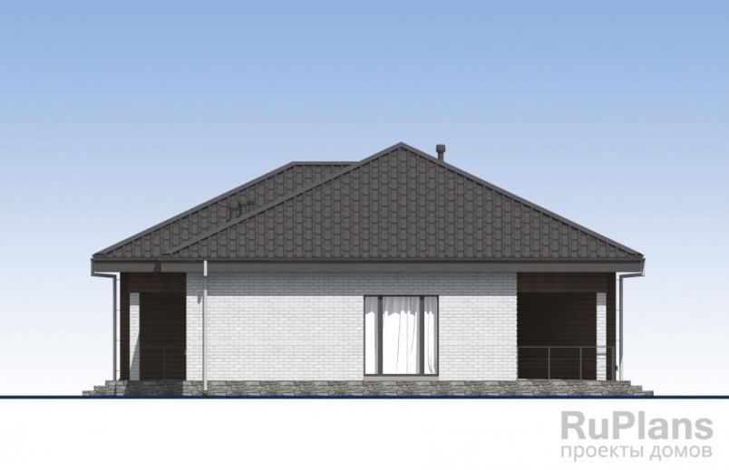 Проект кирпичного дома №581 на заказ