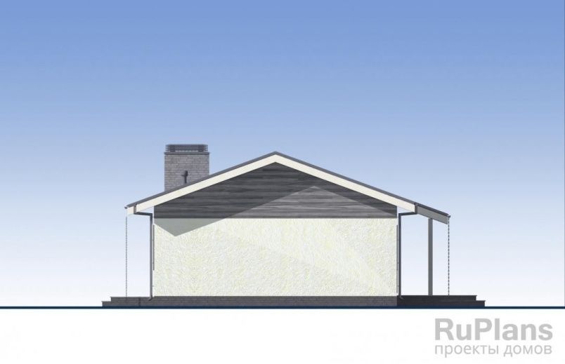 Проект каркасного дома №334 на заказ