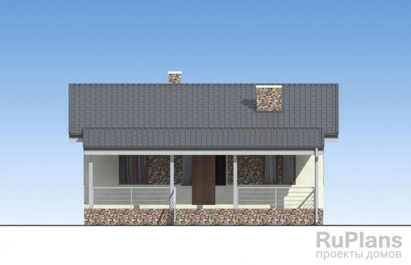 Проект блочного дома №147 на заказ