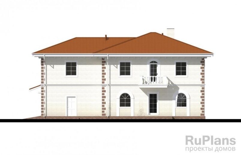 Проект кирпичного дома №506 на заказ