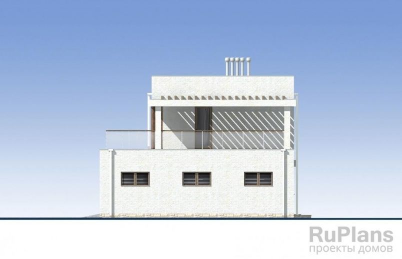 Проект блочного дома №136 на заказ