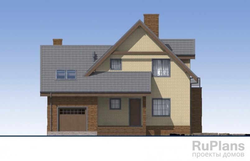 Проект блочного дома №197 на заказ