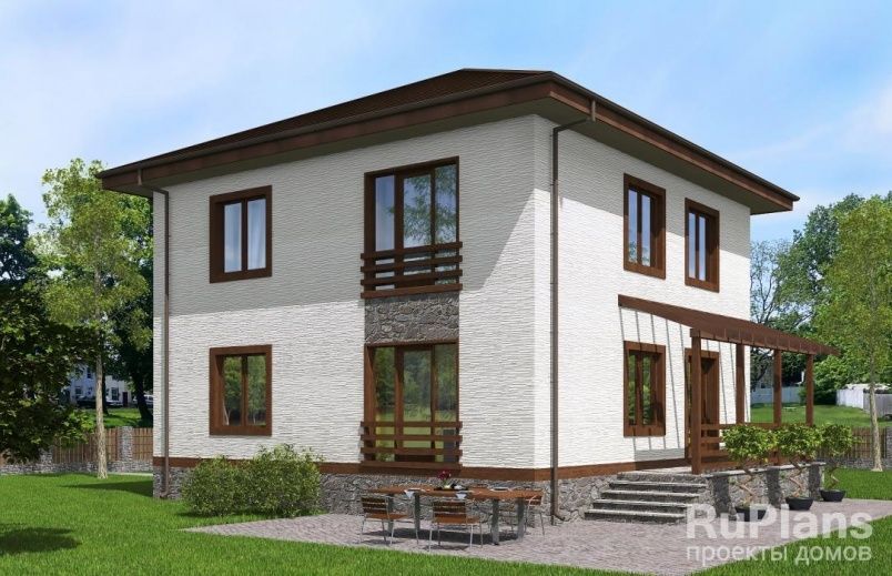 Проект блочного дома №108 на заказ