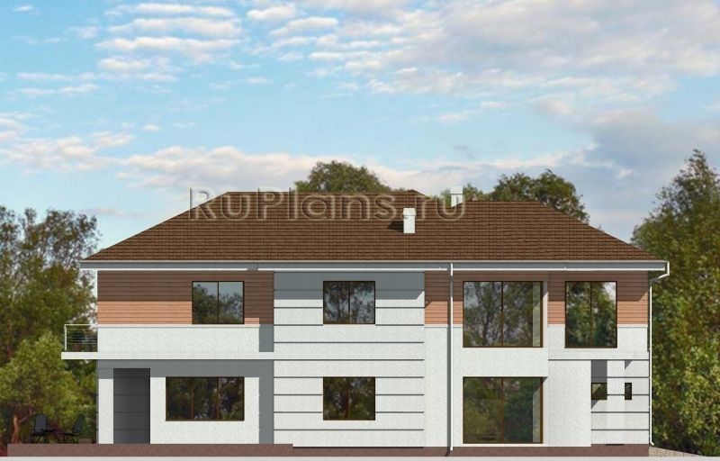 Проект кирпичного дома №568 на заказ