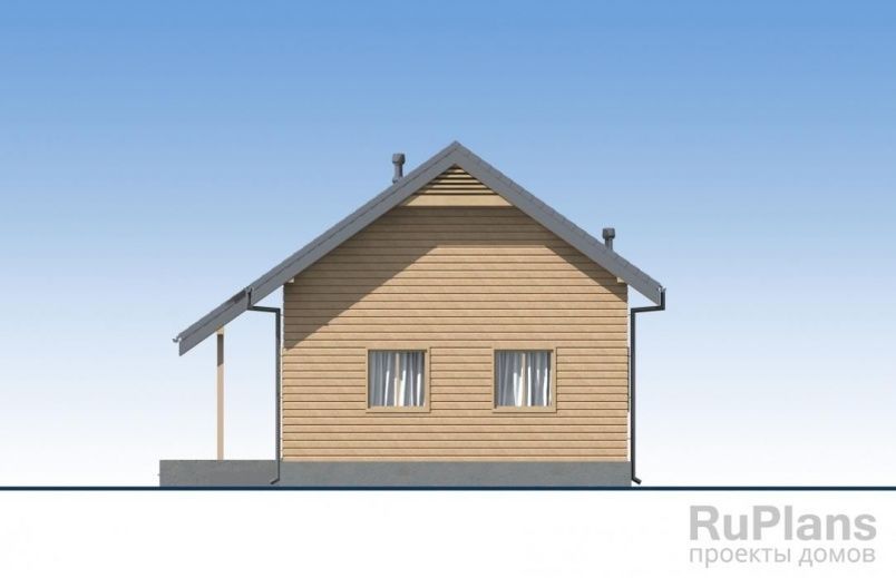 Проект каркасного дома №654 на заказ