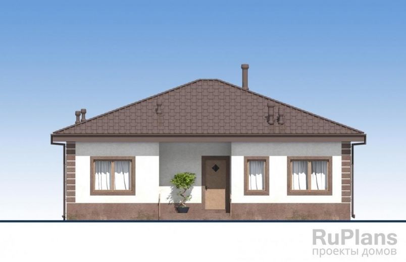 Проект блочного дома №571 на заказ