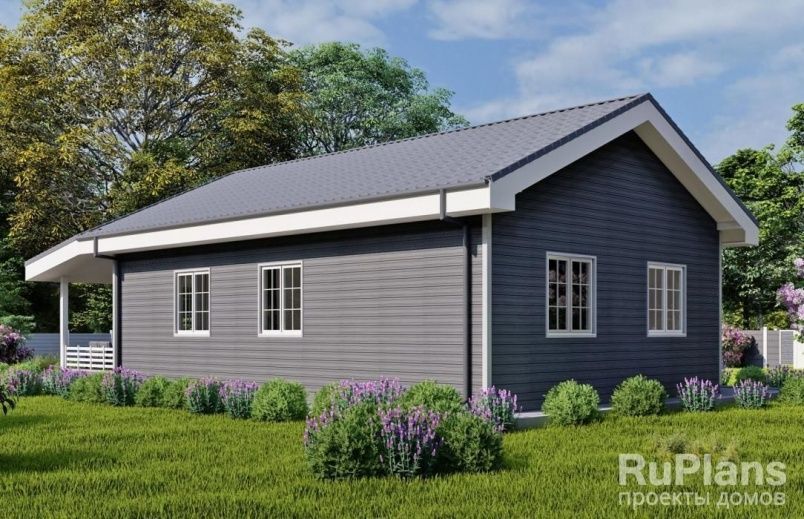 Проект каркасного дома №732 на заказ