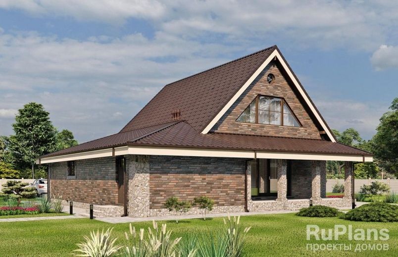 Проект кирпичного дома №533 на заказ