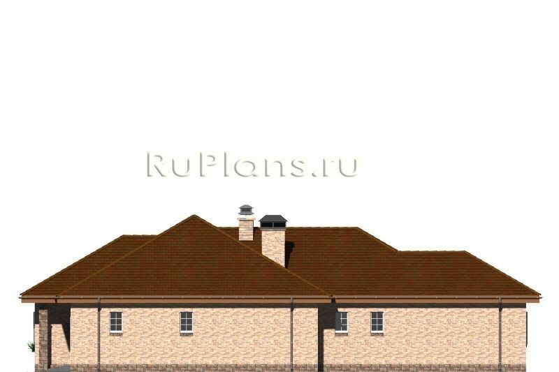 Проект кирпичного дома №780 на заказ