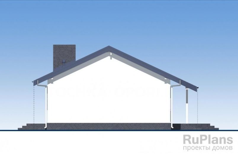 Проект блочного дома №586 на заказ