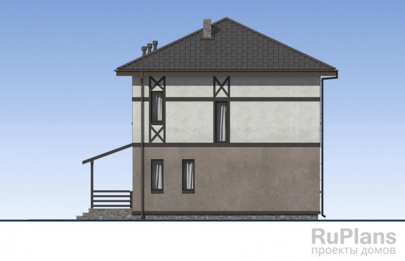 Проект блочного дома №377 на заказ