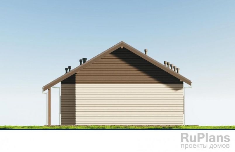 Проект каркасного дома №542 на заказ