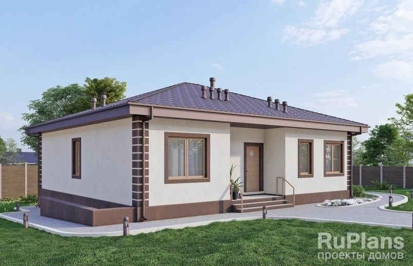 Проект блочного дома №616 на заказ