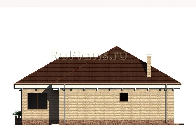 Проект кирпичного дома №390 на заказ