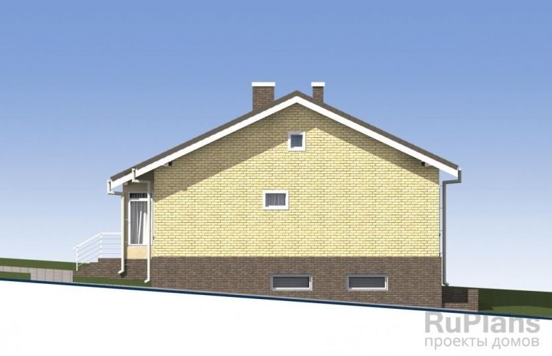 Проект блочного дома №569 на заказ