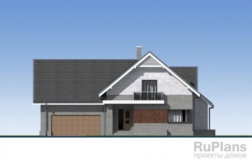 Проект кирпичного дома №543 на заказ