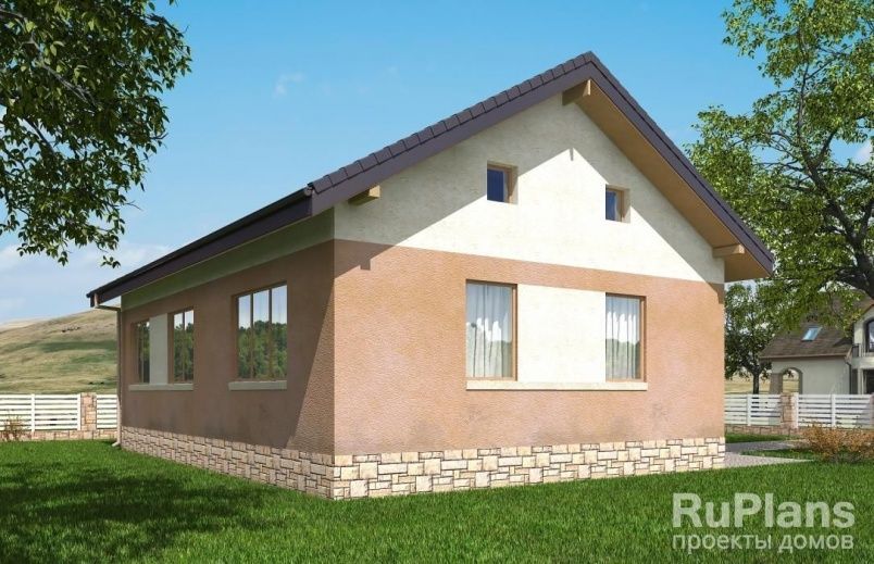 Проект блочного дома №568 на заказ