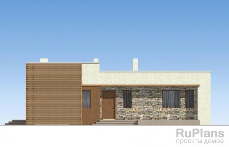 Проект блочного дома №233 на заказ