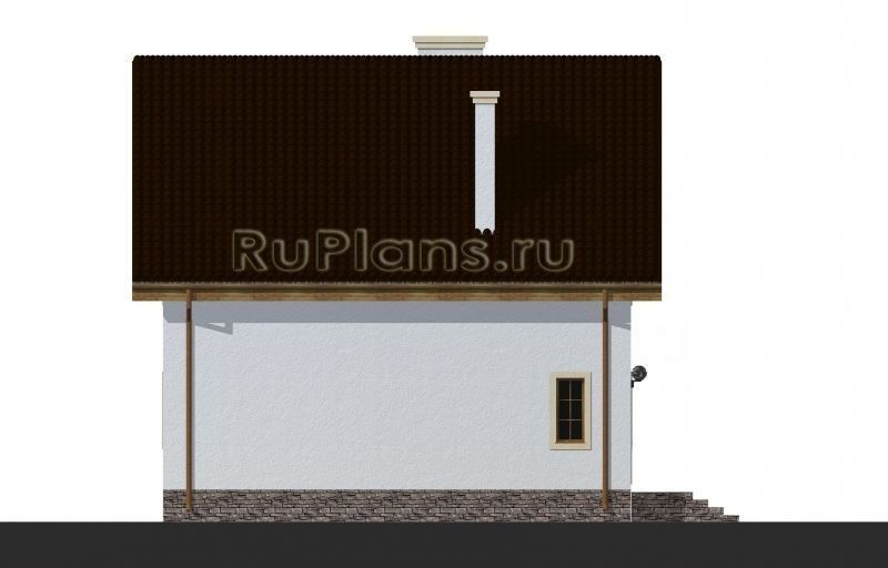 Проект кирпичного дома №487 на заказ