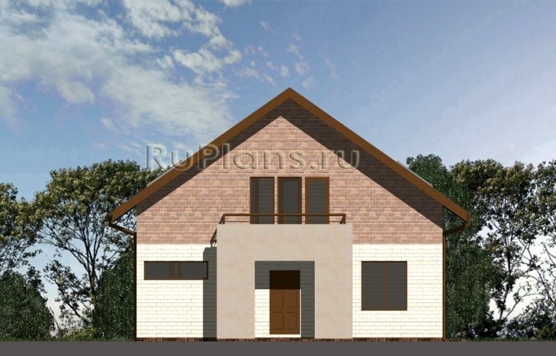 Проект каркасного дома №948 на заказ