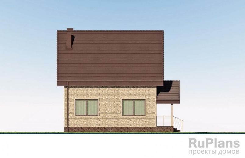 Проект каркасного дома №968 на заказ