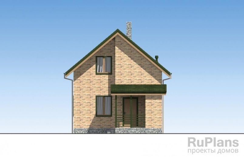 Проект блочного дома №357 на заказ