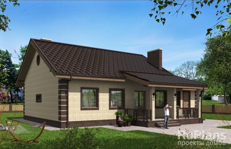 Проект блочного дома №57 на заказ