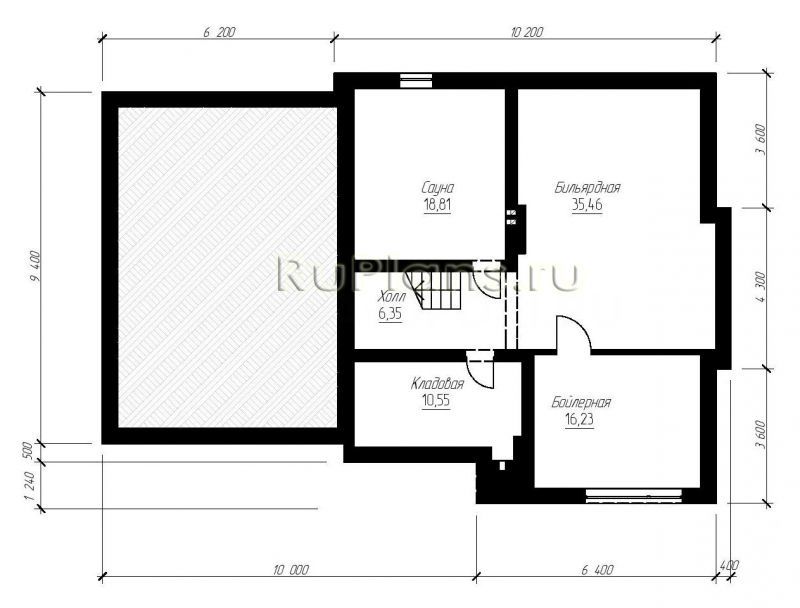 Проект кирпичного дома №335 на заказ