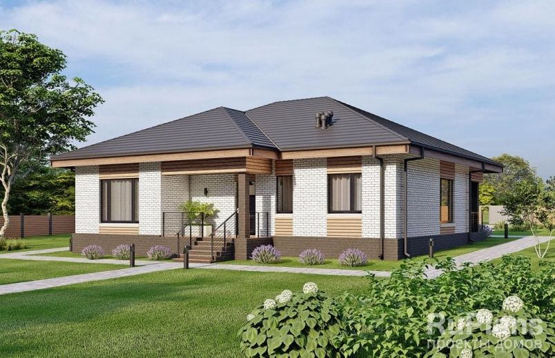 Проект блочного дома №947 на заказ