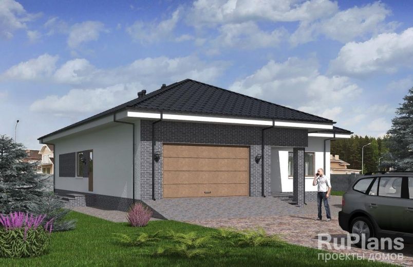 Проект кирпичного дома №529 на заказ