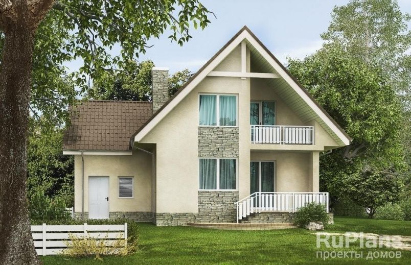 Проект блочного дома №526 на заказ