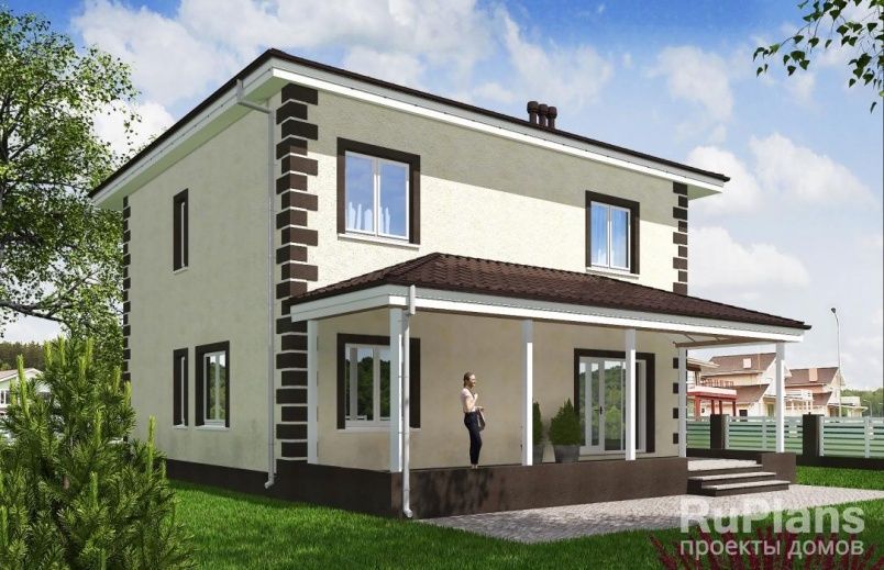 Проект блочного дома №38 на заказ