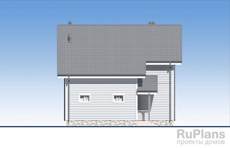 Проект каркасного дома №807 на заказ