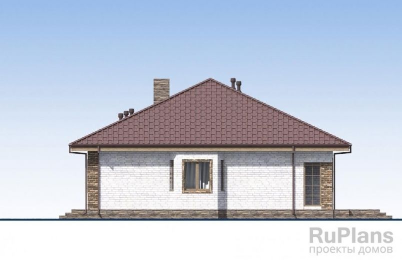 Проект блочного дома №539 на заказ