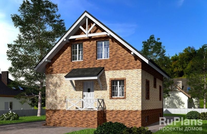 Проект блочного дома №807 на заказ