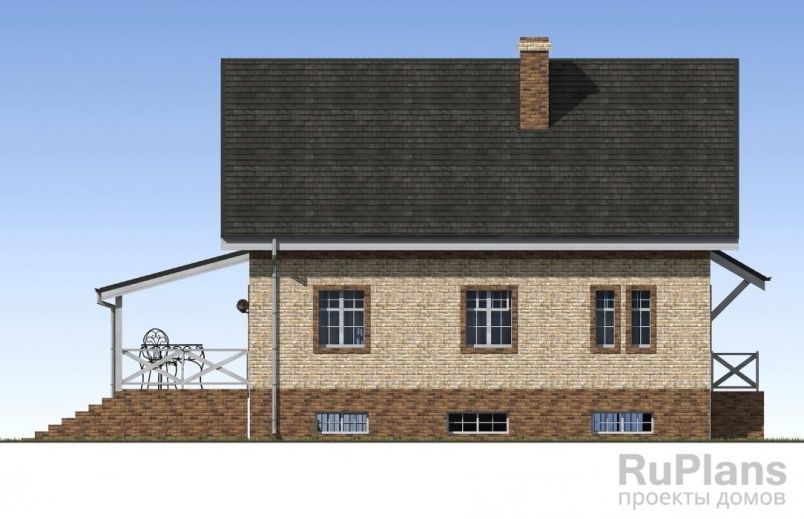 Проект блочного дома №807 на заказ