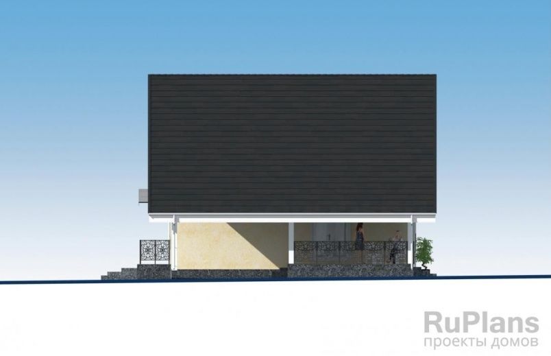 Проект каркасного дома №764 на заказ