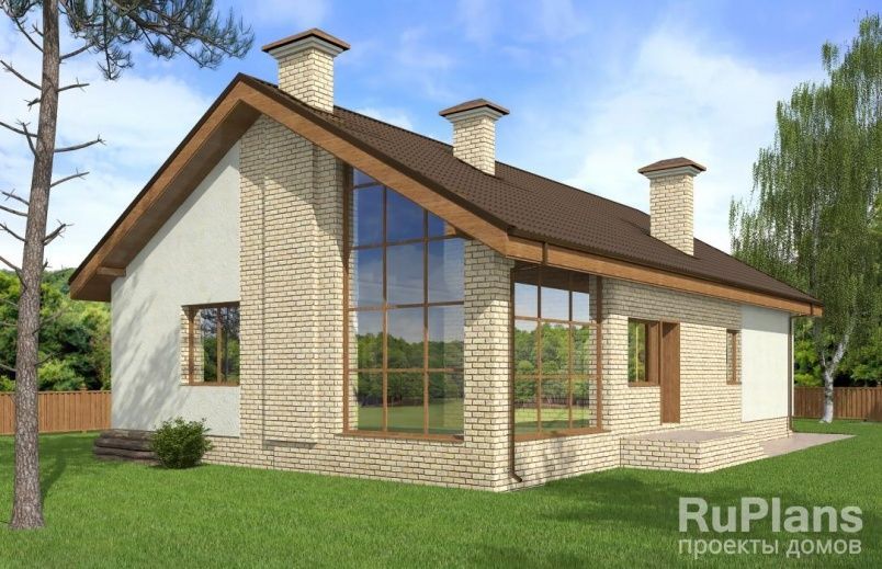 Проект кирпичного дома №367 на заказ