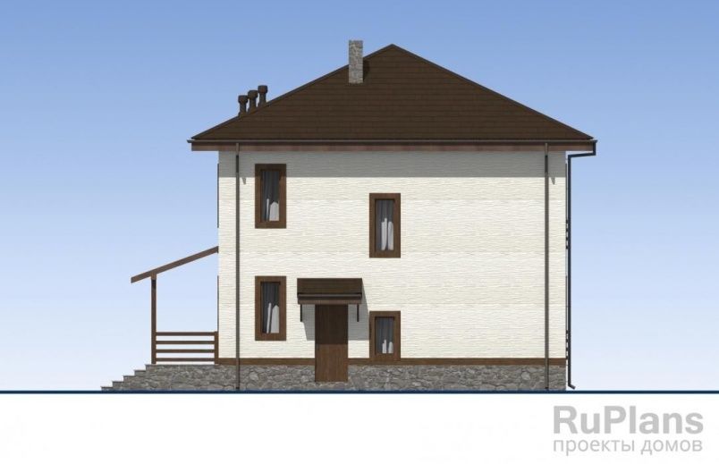 Проект блочного дома №108 на заказ