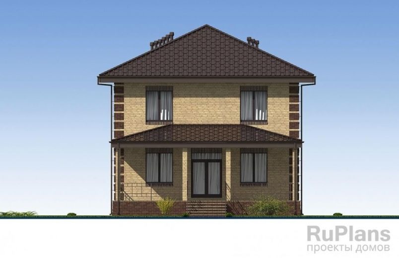 Проект блочного дома №316 на заказ