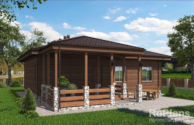 Проект каркасного дома №577 на заказ