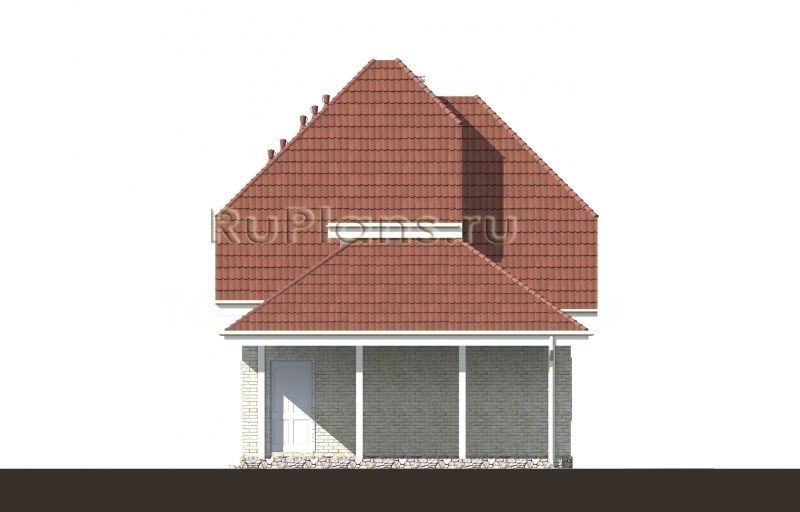 Проект кирпичного дома №403 на заказ