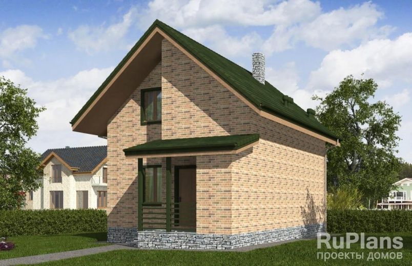 Проект блочного дома №357 на заказ