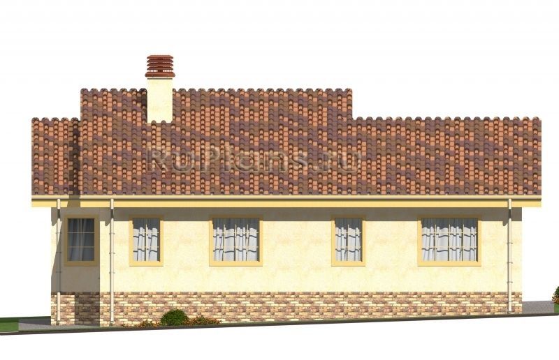 Проект блочного дома №886 на заказ