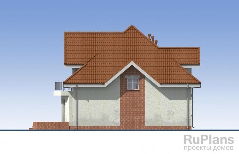 Проект каркасного дома №252 на заказ