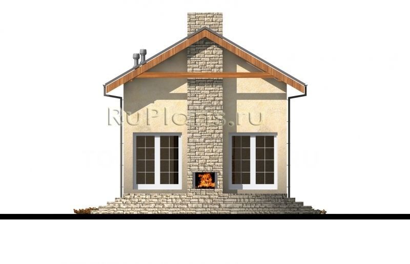 Проект каркасного дома №503 на заказ