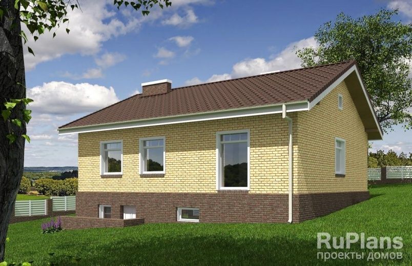 Проект блочного дома №569 на заказ