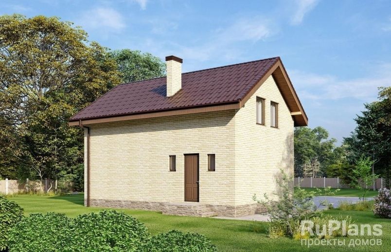 Проект блочного дома №639 на заказ